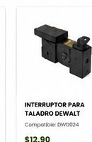 Interruptor para taladro